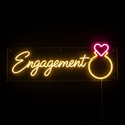 Engagement Ring Neon Sign