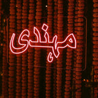 Mehndi Neon Sign